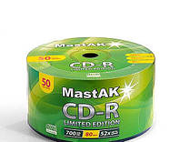 Диск MastAK CD-R 700Mb 52x (50 шт.)