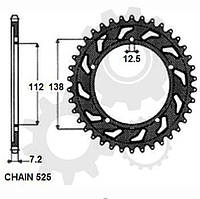 Звезда задняя SUNSTAR SUNR1-4483-42