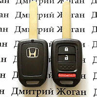 Оригинальный ключ для Honda (Хонда) 2+1 кнопки, id47 (PCF7961), 315MHz