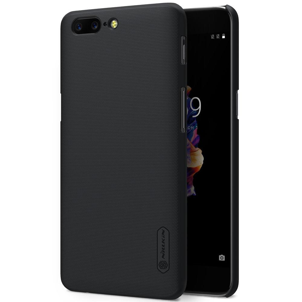 Nillkin OnePlus 5(A5000) Super Frosted Shield Black Чохол Накладка Бампер
