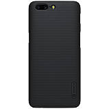 Nillkin OnePlus 5(A5000) Super Frosted Shield Black Чохол Накладка Бампер, фото 3