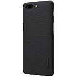 Nillkin OnePlus 5(A5000) Super Frosted Shield Black Чохол Накладка Бампер, фото 5