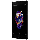 Nillkin OnePlus 5(A5000) Super Frosted Shield Black Чохол Накладка Бампер, фото 6
