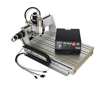 600х400, верстат із ЧПК, 0.8 кВт, на 3 осі, фрезерно-гравірувальний з водяним охолодженням, з LPT, КГП + VFD