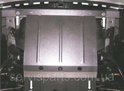 Защита двигателя Hyundai Н-1 1997-2008 (Хундай) - фото 5 - id-p531206308