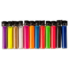 Набір мікропіска в колбах, 12 шт. кольорові, фото 1