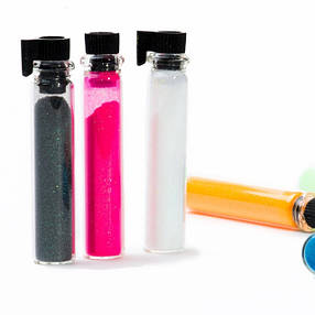 Набір мікропіска в колбах, 12 шт. кольорові, фото 3