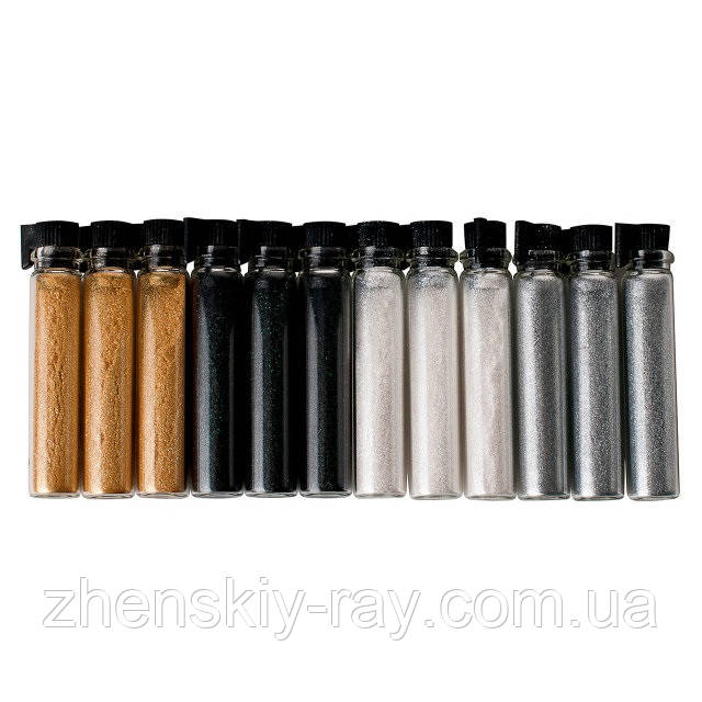 Набір мікропіска в колбах 4 кольори, 12 шт.