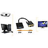 Адаптер-перетворювач DVI-D dual link - VGA, конвертер DVI-D, VGA, фото 5