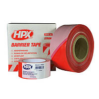 HPX Лента бар'єрна 50мм*100м біло-червона B50100