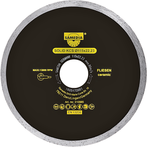 Диск керам./плит.125х2.0 алмаз Samedia