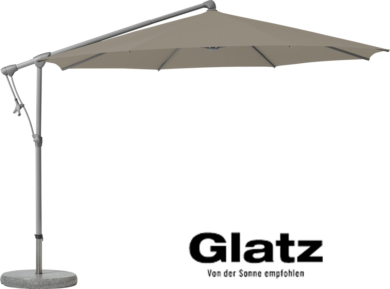 Швейцарський солнцезащиний парасолька Sunwing на бічній нозі для тераси, ресторану, готелю