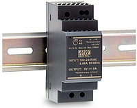 HDR-30-5 Блок живлення Mean well 15вт , 5, 3А на Din-рейку, фото 1