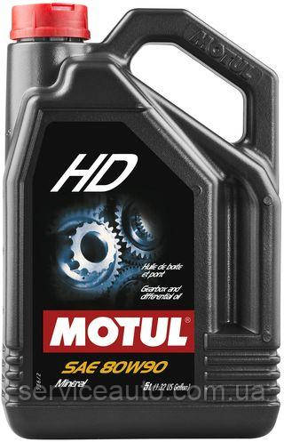 HD 80W-90 МАСЛО ДЛЯ КОРОБКИ СКОРОСТЕЙ И МОСТОВ. 5L