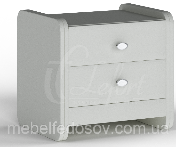 Тумба приліжкова ТП 020 (екошкіра/тканина) (Лефорт/Lefort) 440х550х520мм, фото 1