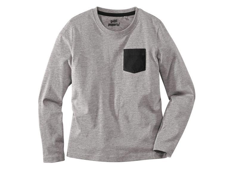 Реглан для хлопчика сірий із кишенею Pepperts р.146/152, фото 1