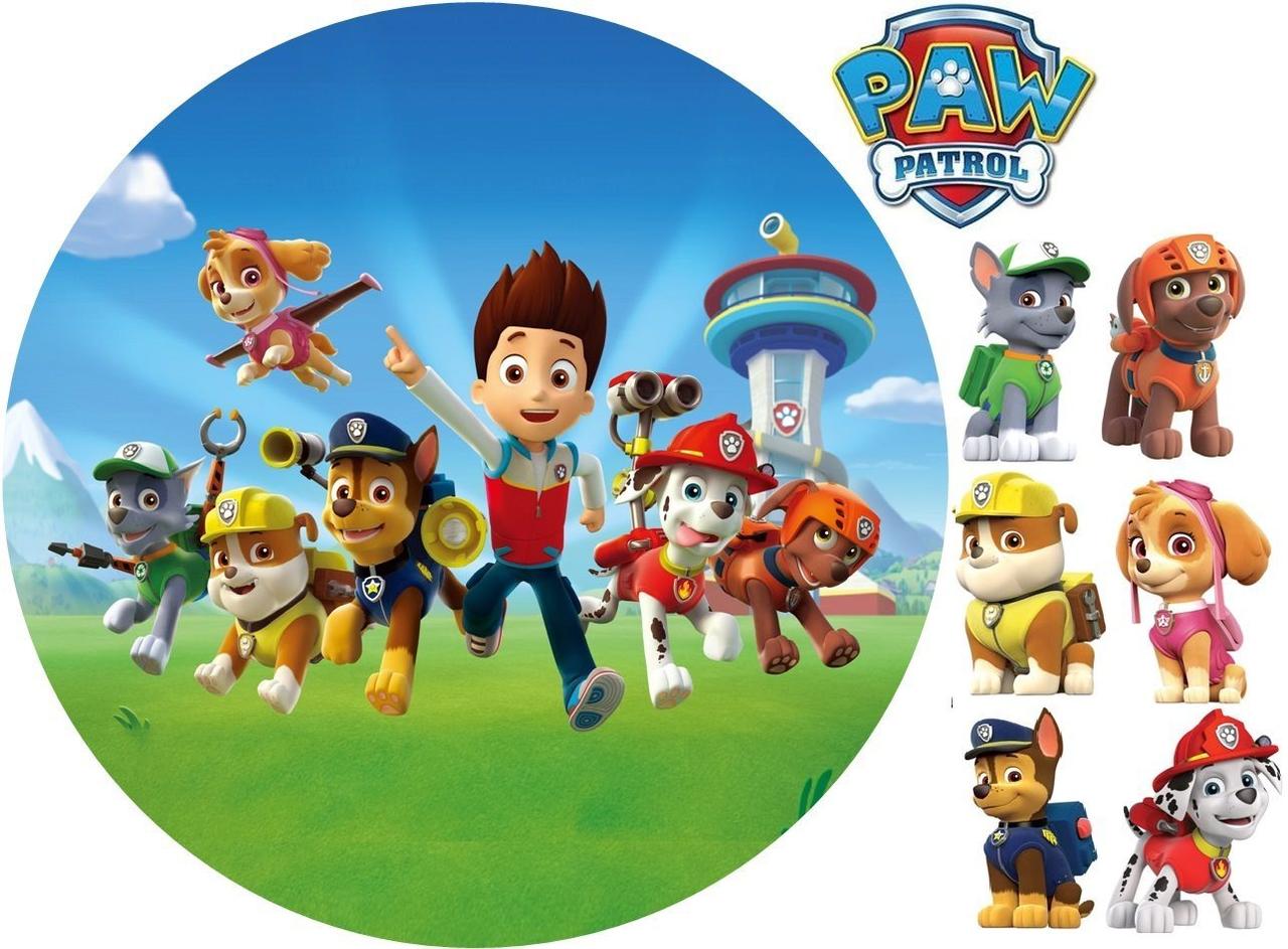 Вафельна картинка щенячий патруль 13