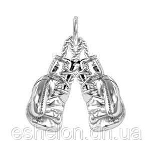 Кулон срібний Боксерські Рукавички, фото 1