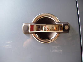 Накладки на ручки Fiat Doblo 2000-2010 (нержавіюча сталь) 4 шт.