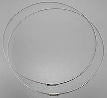 Основа для кольє та кулонів (чокер). Колір — срібло