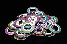 Лента для дизайна ногтей "Сахарная нить", 0,1 мм, цвета в ассортименте