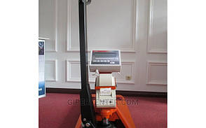 Рокла з вагами з принтером самоклейних етикеток 4BDU1000P-В практична 520x1200 мм, до 1000 кг, фото 3