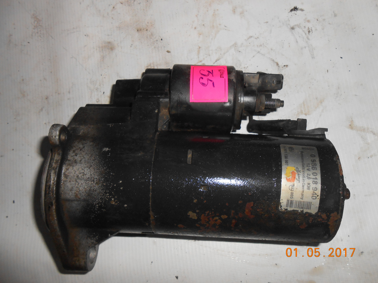 Стартер BOSCH VW LT TOUAREG 0986018940, фото 1