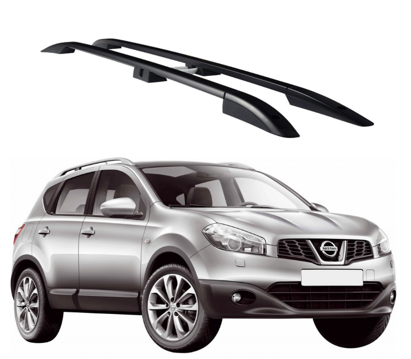 Рейлінги Nissan Qashqai 2007-2014 з пластиковим кріпленням