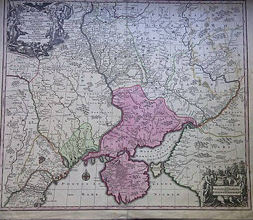 Карта України 1740-і роки Turcicarum et Tartaricum, фото 1