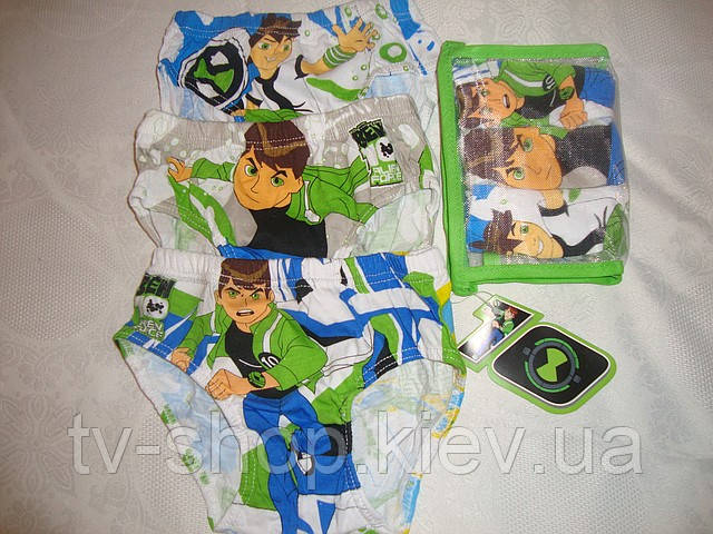 Набір трусів для хлопчика Ben 10 (5-6 років)