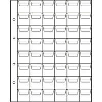 Лист для монет 200х250мм на 48 ячеек (28х30мм)