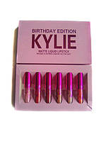Набір рідких матових помад 6 в 1 Kylie 8626 Birthday Edition New