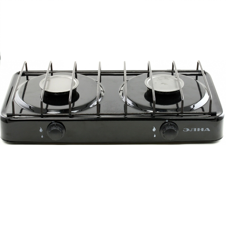 Газова плитка двоконфоркова Елна ПГ2-Н без кришки, фото 1