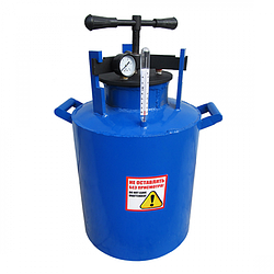 Великий газовий автоклав на 14 літрових або 20 півлітрових банок