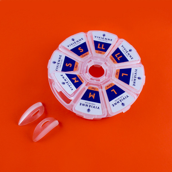 Набір силіконових бігудей для ламінування і  биозавивки ресниц "VIVIENNE" (8 пар)