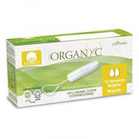 Тампони без аплікатора Organ(y)c Regular для помірних виділень,16 шт.