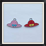 Підвіска з емаллю Капелюшок (2,6*1,6 см), фото 4