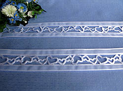 Стрічка ажурна біла 4 см ціна за метр 12 грн метр