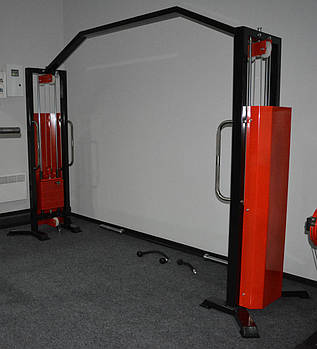 Кросовер тренажер, подвійна блокова рама (2*120 кг)