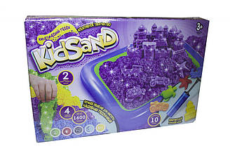 Кінетичний пісок "KidSand" 1600 г + пісочниця