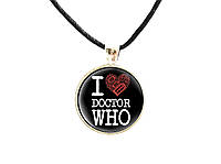 Кулон я люблю Доктора Кто I love Doctor Who