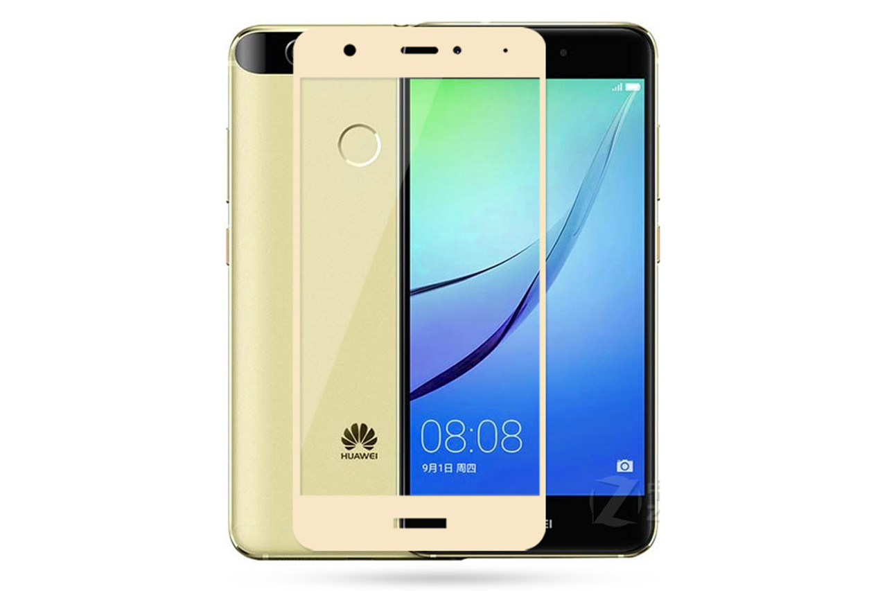 3D скло для Huawei Nova на весь екран Gold