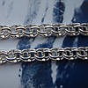 Срібний ланцюжок, 550 мм, 26 грамів, плетіння Бісмарк, фото 4