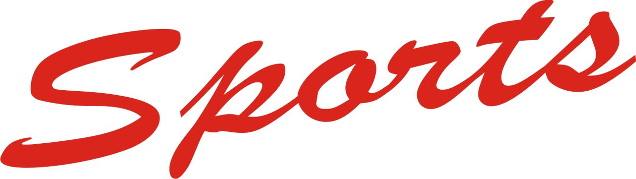 Наклейка - Sports - Червона, фото 1