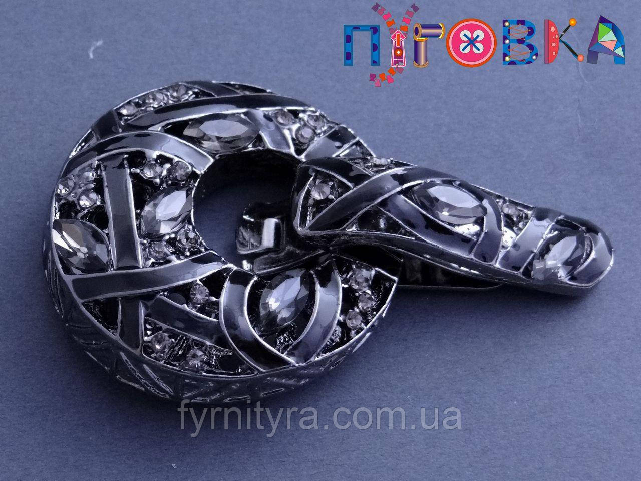 Кліпса шубна (шубний гачок) А, 496, black, фото 1