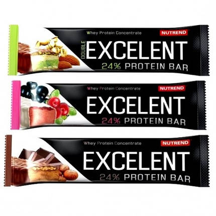 Протеїновий батончик Excelent Protein Bar Double Nutrend 85 g Lemon Curd Raspberry Cheesecake, фото 3
