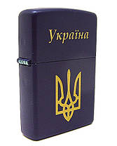 Запальничка із символікою України ZIPPO 239-UA-02 пам'ятний подарунок, фото 2