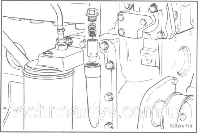 Ключ 22 мм Виверніть пробку і вийміть клапан.