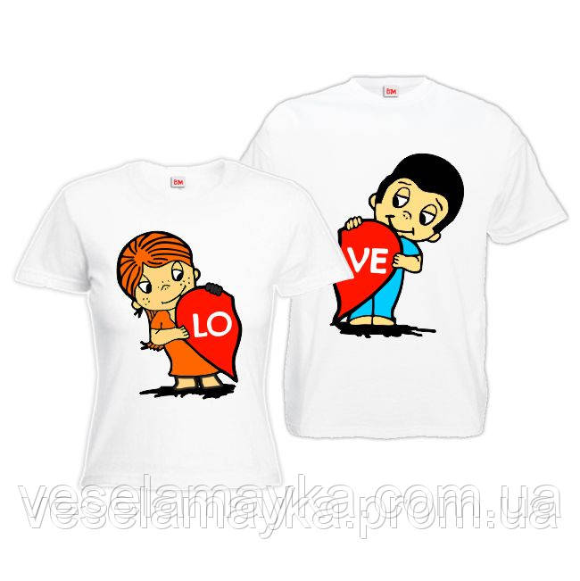 Парна футболка "Love is 2", фото 1