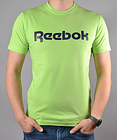 Футболка чоловіча Reebok зеленого кольору